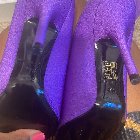 COPY - Purple Knife Booties Women Balenciaga - Picture 5 of 6